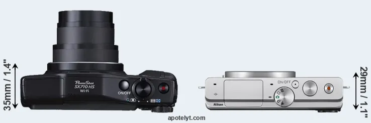 Compare SX710 versus J4 top