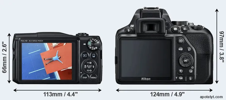 Comparison SX710 or D3500 rear