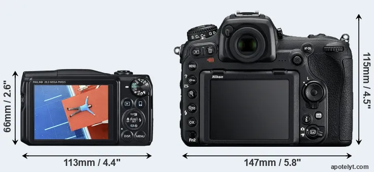 Comparison SX710 or D500 rear