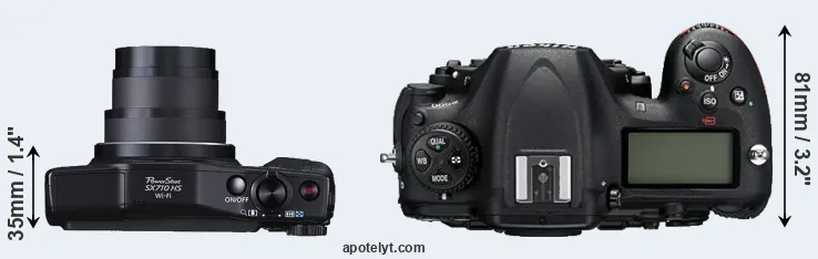 Compare SX710 versus D500 top