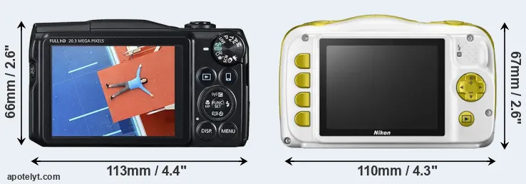 Comparison SX710 or W150 rear
