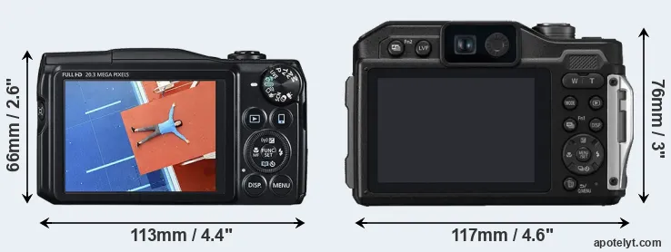 Comparison SX710 or TS7 rear