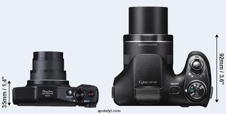 Compare SX710 versus H300 top