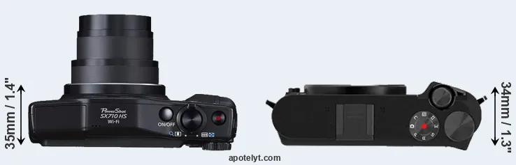 Compare SX710 versus M1 top