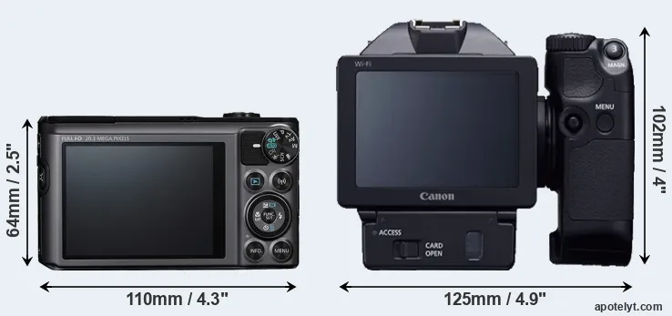 Comparison SX720 or XC10 rear