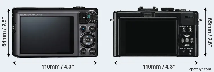 Comparison SX720 or D-LUX 5 rear