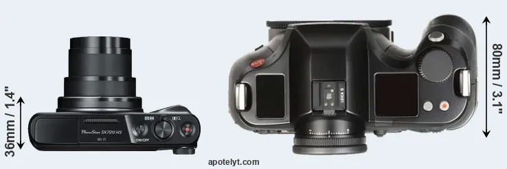 Compare SX720 versus S Typ 007 top
