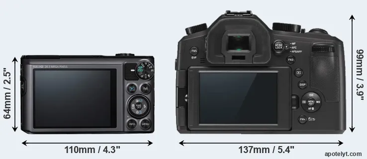 Comparison SX720 or V-LUX Typ 114 rear