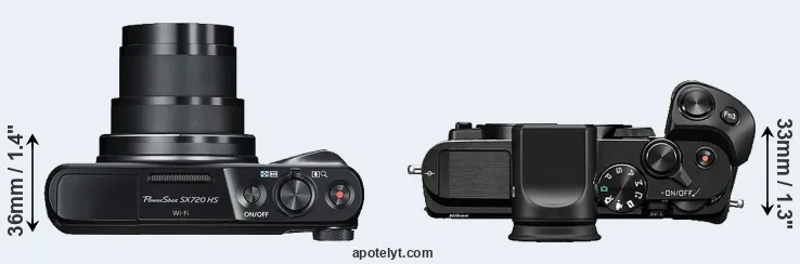 Compare SX720 versus V3 top