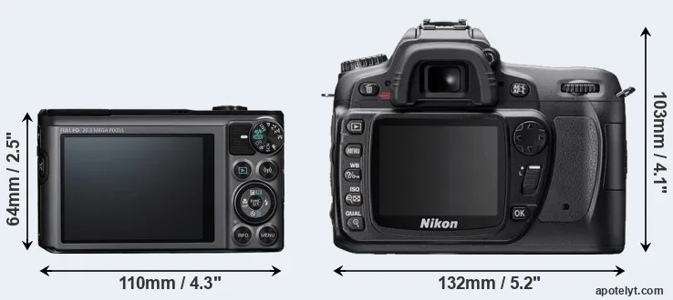 Comparison SX720 or D80 rear