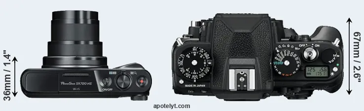 Compare SX720 versus Df top