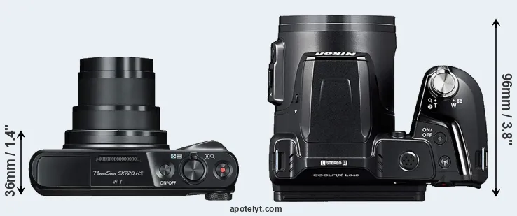 Compare SX720 versus L840 top