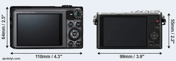 Comparison SX720 or GM1 rear