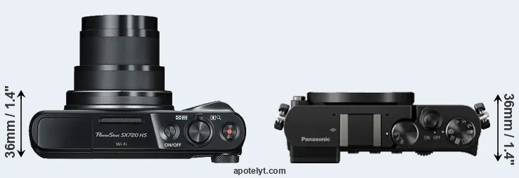 Compare SX720 versus GM5 top