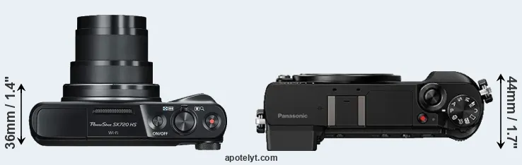 Compare SX720 versus GX80 top