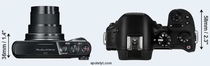 Compare SX720 versus NX30 top