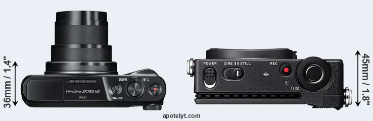 Compare SX720 versus fp top