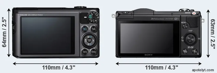 Comparison SX720 or A5000 rear