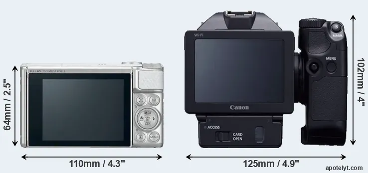 Comparison SX730 or XC10 rear