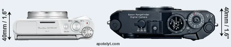 Compare SX730 versus R-D1 top