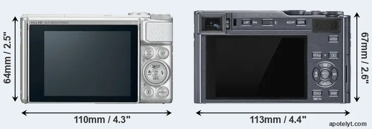 Comparison SX730 or C-LUX rear