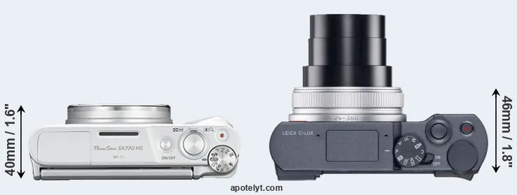 Compare SX730 versus C-LUX top