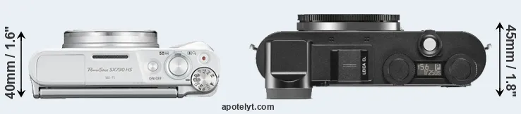 Compare SX730 versus CL top
