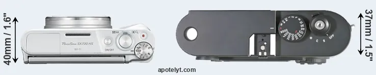 Compare SX730 versus M8 top