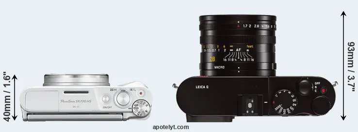 Compare SX730 versus Q Typ 116 top