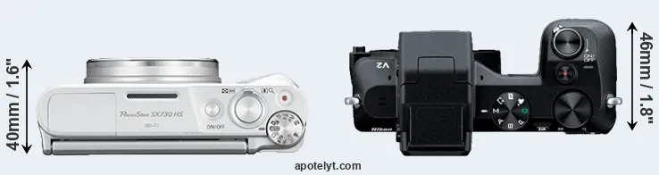 Compare SX730 versus V2 top