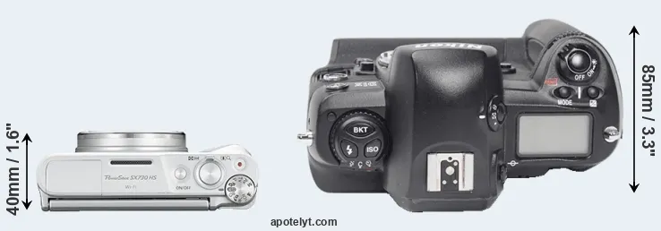 Compare SX730 versus D1X top