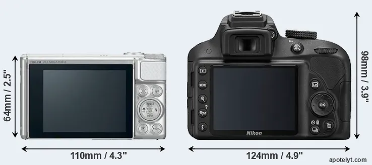 Comparison SX730 or D3300 rear