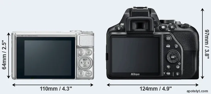 Comparison SX730 or D3500 rear