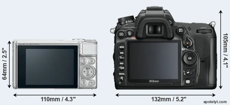 Comparison SX730 or D7000 rear