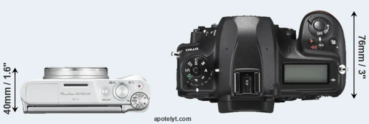 Compare SX730 versus D780 top