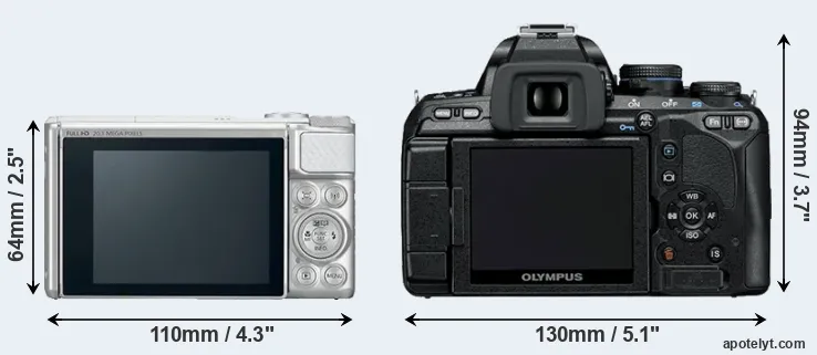 Comparison SX730 or E-600 rear