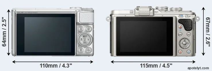Comparison SX730 or E-PL8 rear