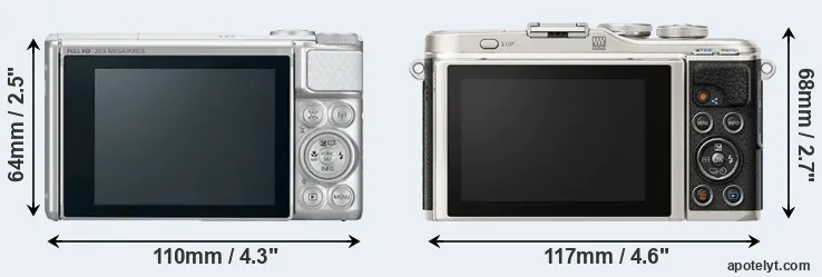 Comparison SX730 or E-PL9 rear