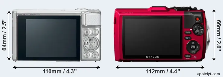Comparison SX730 or TG-4 rear