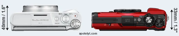 Compare SX730 versus TG-7 top