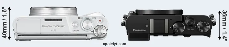 Compare SX730 versus GM5 top