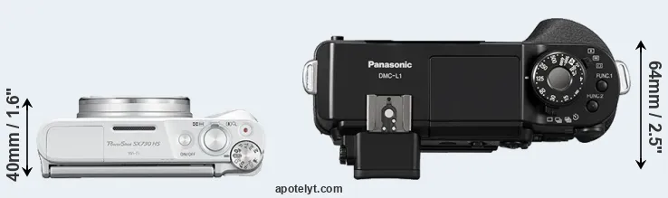 Compare SX730 versus L1 top