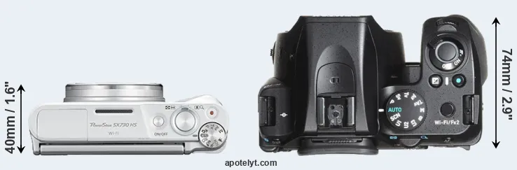 Compare SX730 versus K-70 top