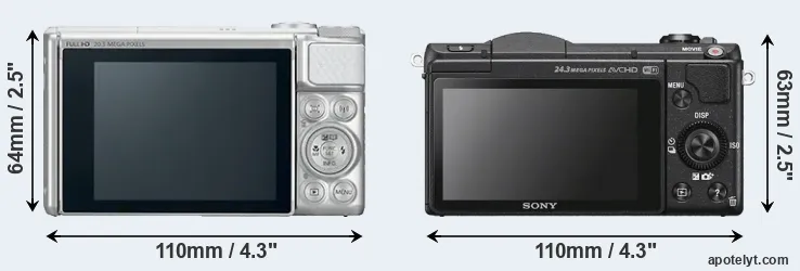 Comparison SX730 or A5100 rear