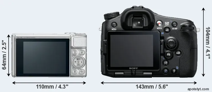 Comparison SX730 or A77 rear