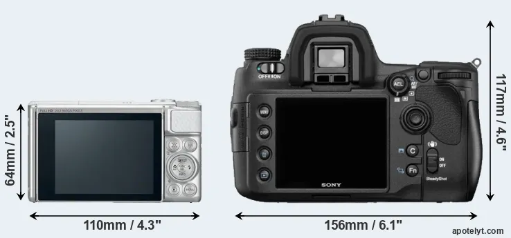 Comparison SX730 or A850 rear