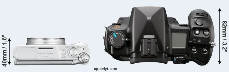 Compare SX730 versus A900 top