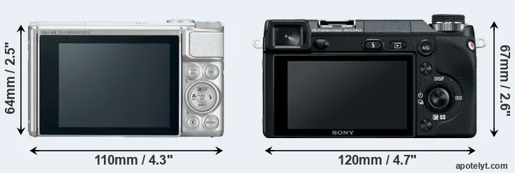 Comparison SX730 or NEX-6 rear