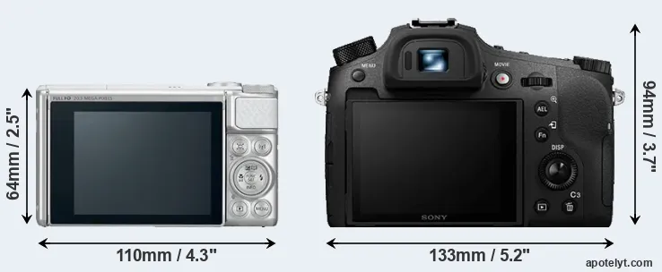 Comparison SX730 or RX10 IV rear