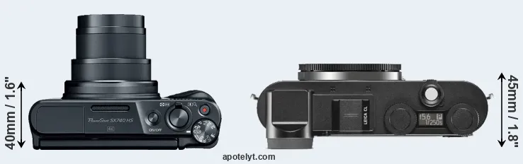 Compare SX740 versus CL top